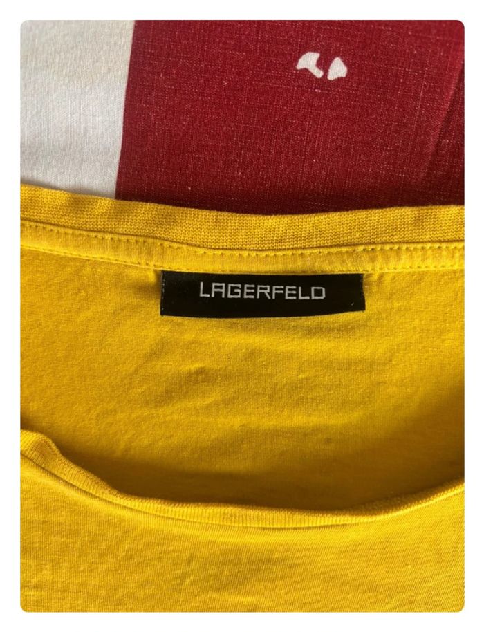T-shirt manche longue Lagerfield taille S/M - photo numéro 2
