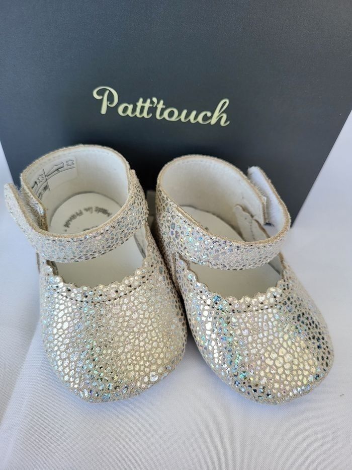 Chaussures bébés en cuir irisé Point 18 Made in France 🇨🇵 - photo numéro 2
