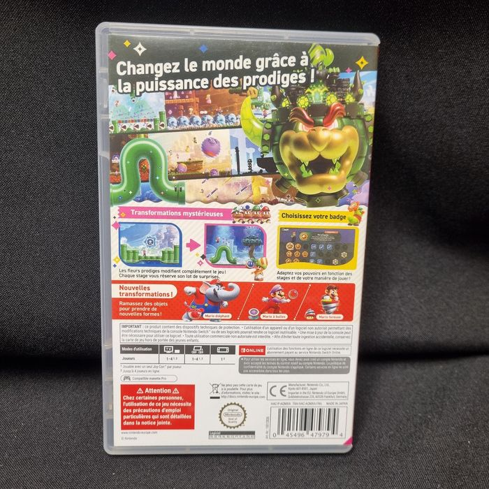 Super Mario Bros Wonder Switch Comme Neuf - photo numéro 3