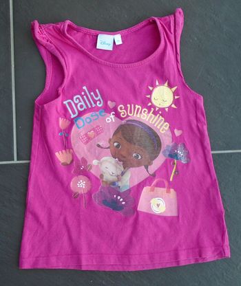 Tee shirt Docteur La Peluche fille 5 ans