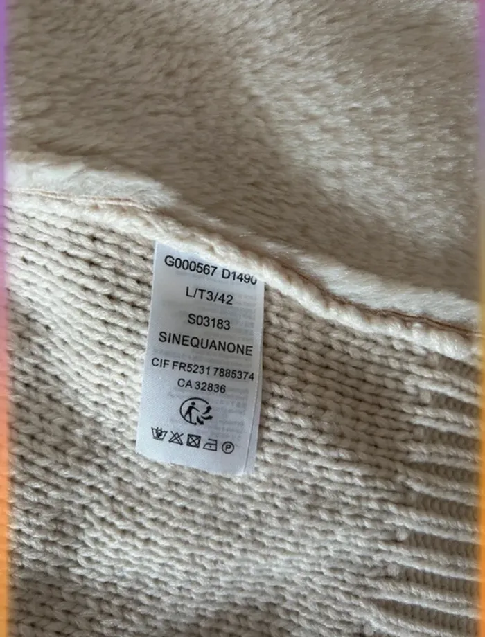 Veste Gilet Sinequanone taille L - photo numéro 5