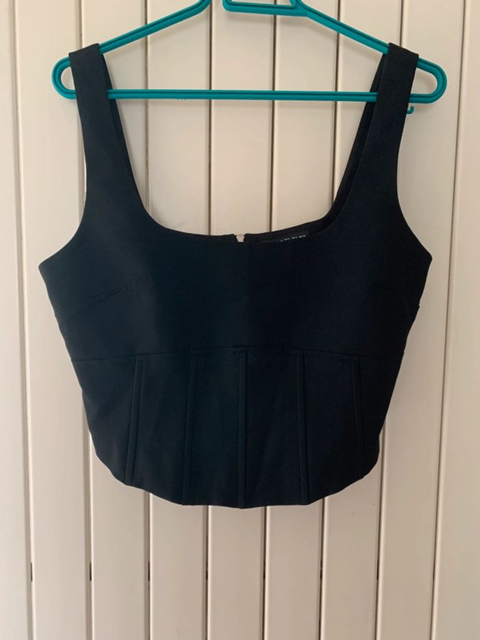 Haut pull & bear L noir