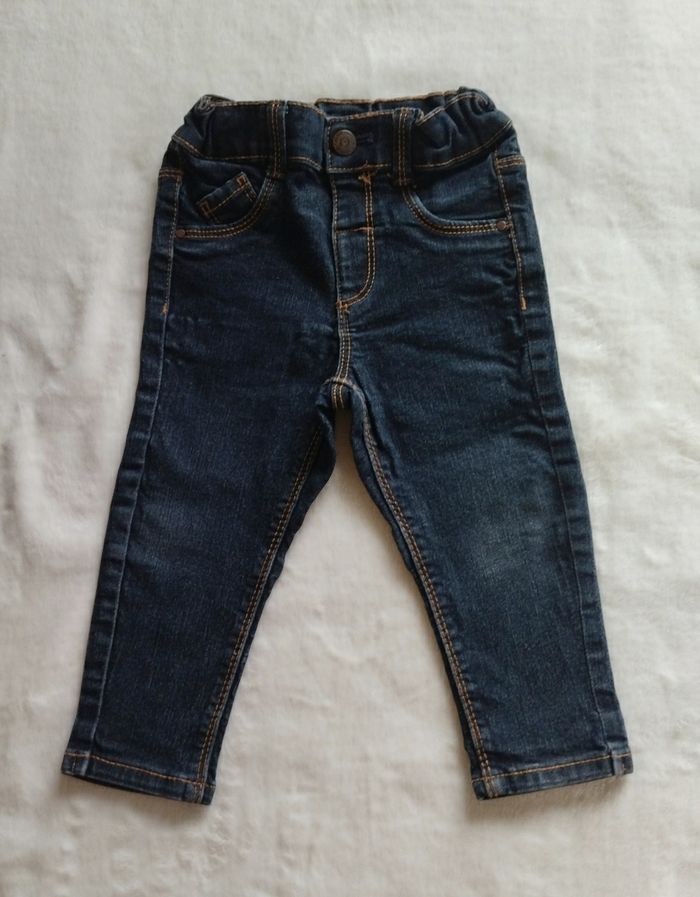 Pantalon Jean fille bleu KIABI, Taille 18 mois