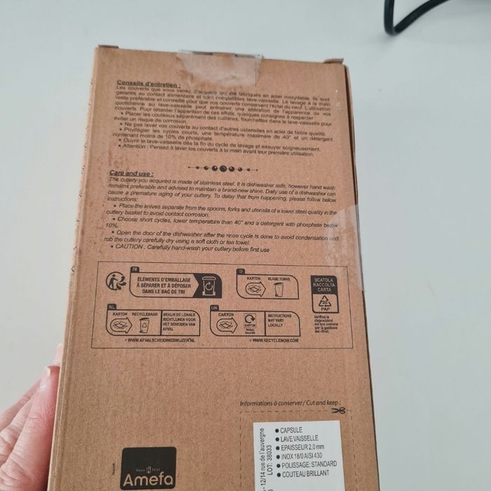 Ménagère inox - photo numéro 3