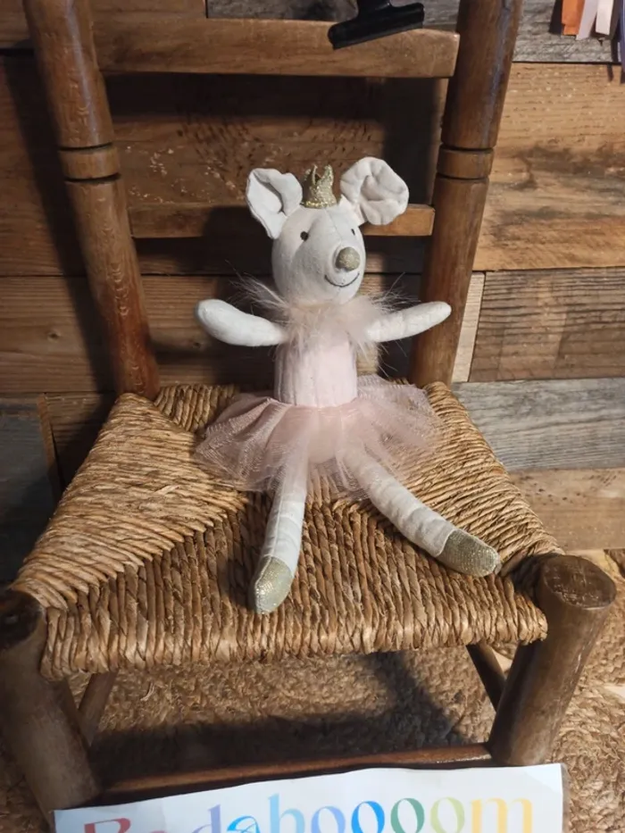 Peluche souris danseuse Maison du monde tbe - photo numéro 2