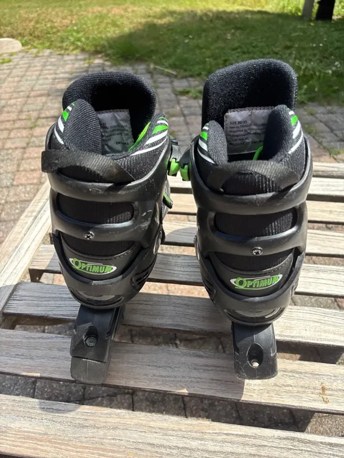 Patins à Roulettes Optimum - Taille Réglable 32 - 35 Idéaux pour Débuter ! - photo numéro 12