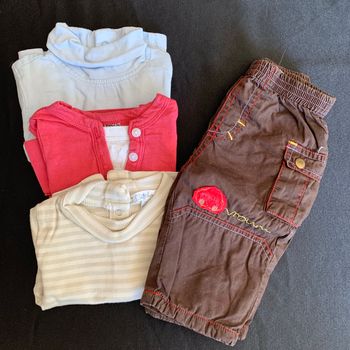 Lot 3 mois pantalon & 3 t-shirt