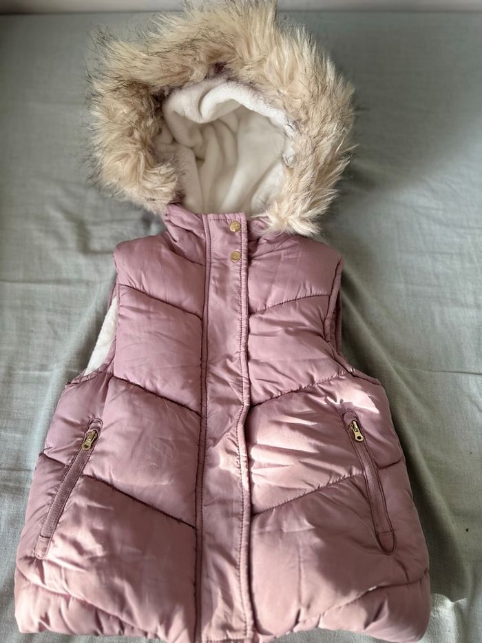 Doudoune sans manches matelassée