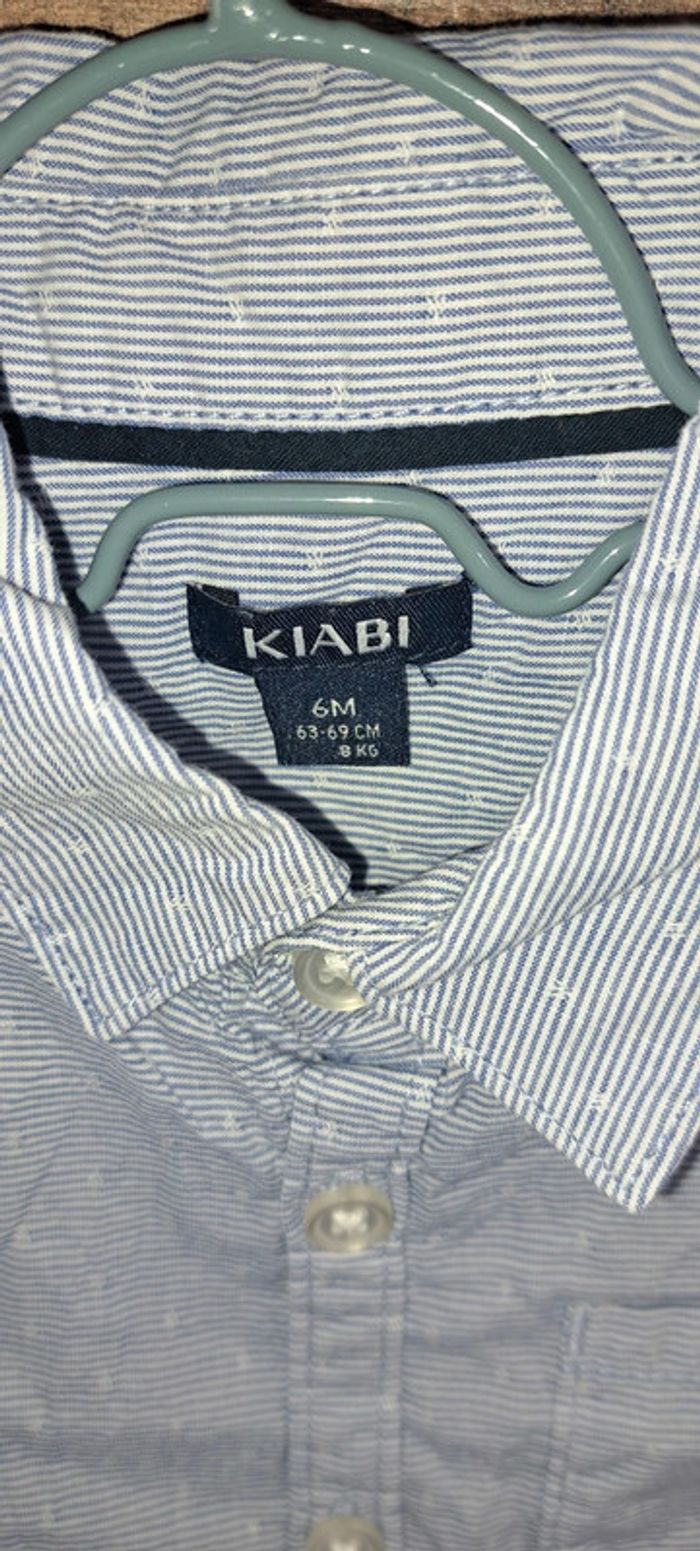 Chemise manches longues Kiabi 6 mois - photo numéro 3