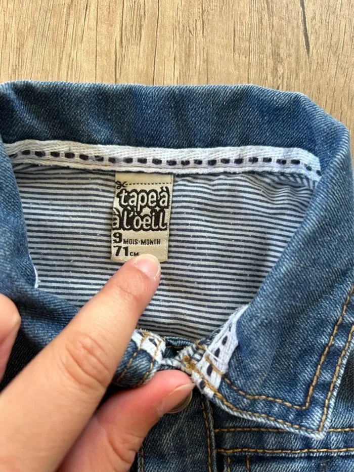 Veste en jean 9 mois - photo numéro 3