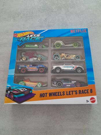 Pack de 8 voitures Mattel Hot Wheels Netflix Let's Race