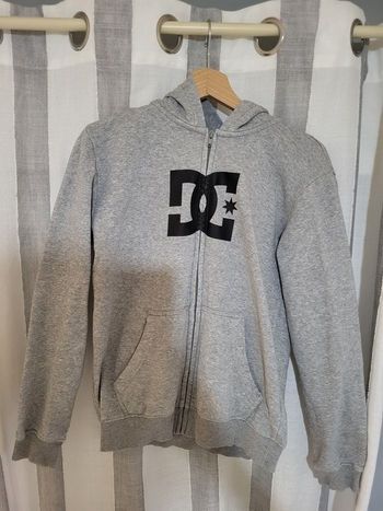 Veste en sweat à capuche  DC grise