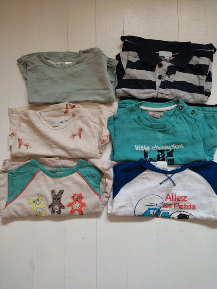 Lot de 6 Hauts 3/6 mois - photo numéro 2