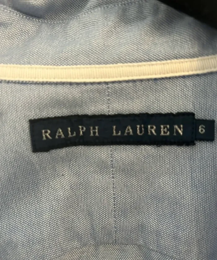 Ralph Lauren chemise femme bleue taille 6/34 - photo numéro 8