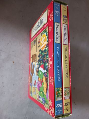 coffret de 2 DVD  Franklin le cadeau de Franklin et Franklin joue au détective