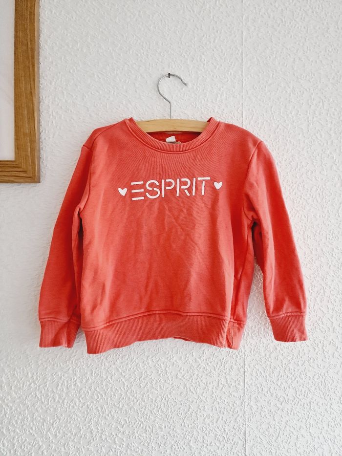 Esprit - Sweat / pull manches longues, col rond - Rose (3 ans) - photo numéro 2