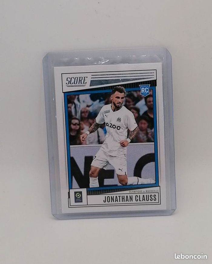 Carte Panini score Ligue 1 2022-23 Rookie Card Jonathan Clauss n°96.