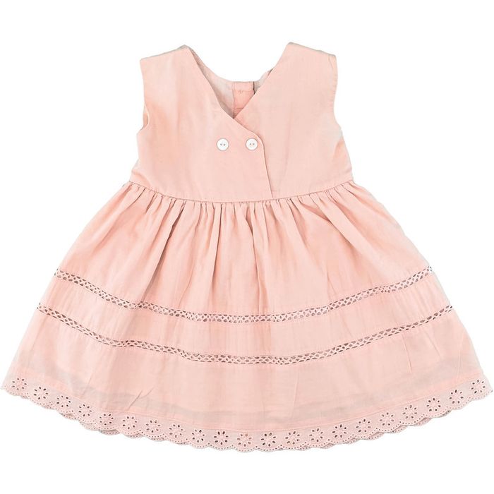 Robe sans manche 12 mois en coton Bonnet à Pompon