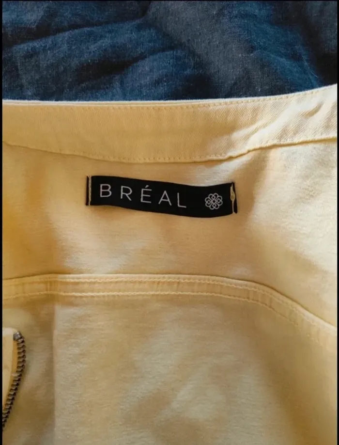 Veste en jean jaune M Breal - photo numéro 5
