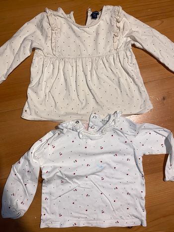 Lot de 2 tee-shirts manches longues