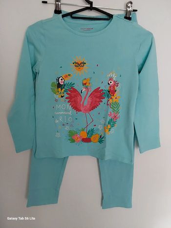 Pyjama sergent major fille 7/8 ans