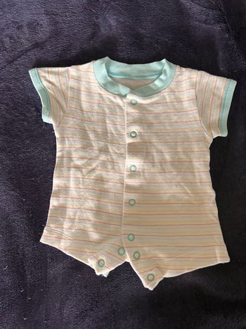 Barboteuse taille 1 mois