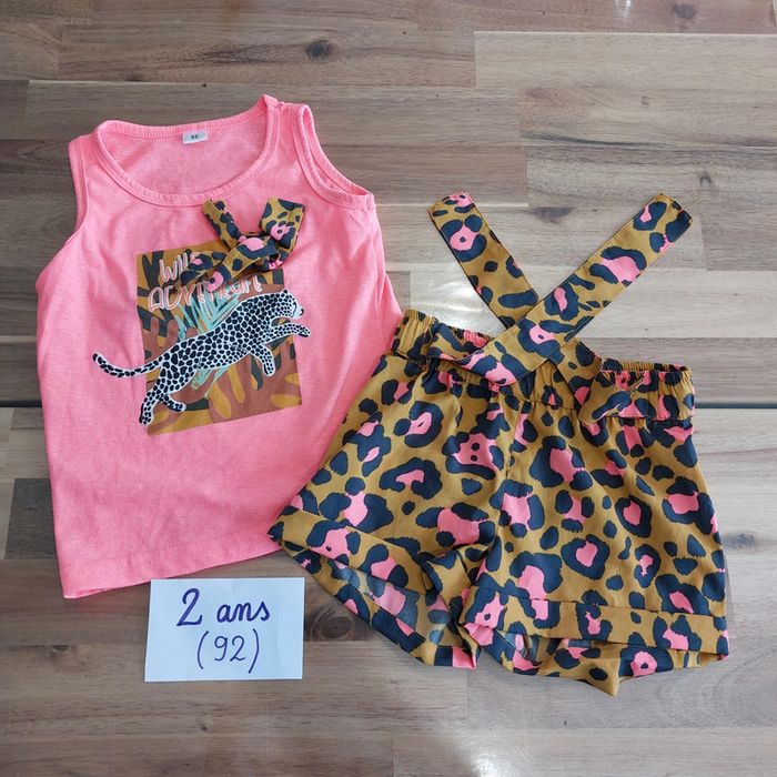 Ensemble été fille 2 ans t-shirt short