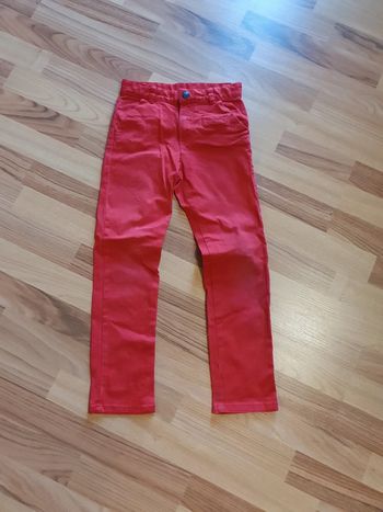 pantalon cargo rouge sergent major 8 ans
