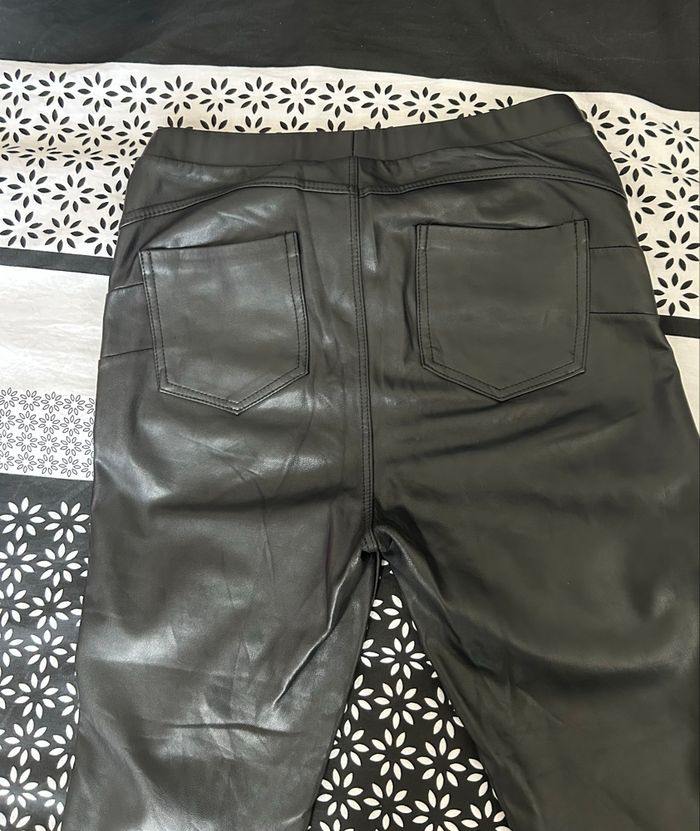 Legging, imitation, cuir, taille 36 - photo numéro 4