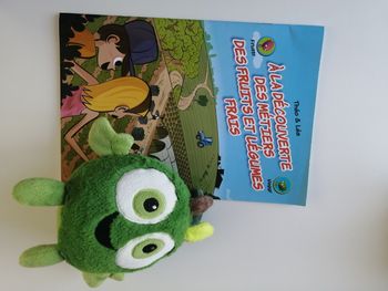 peluche truffy et livre enfant