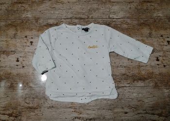 Joli t-shirt manches longues fille 3 mois