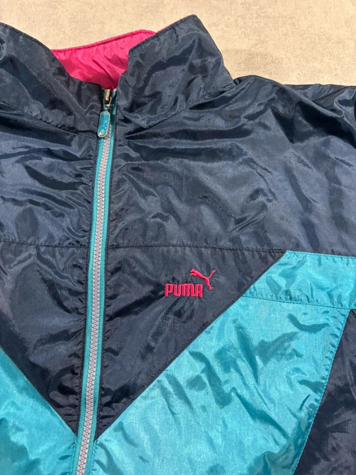 Veste Vintage Année 90 Puma Grosse broderie Taille L - photo numéro 4