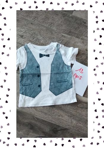 T shirt style costard manches courtes