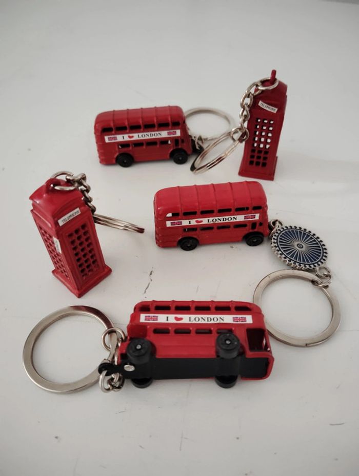 Lot de 5 pOrte clés London - photo numéro 3
