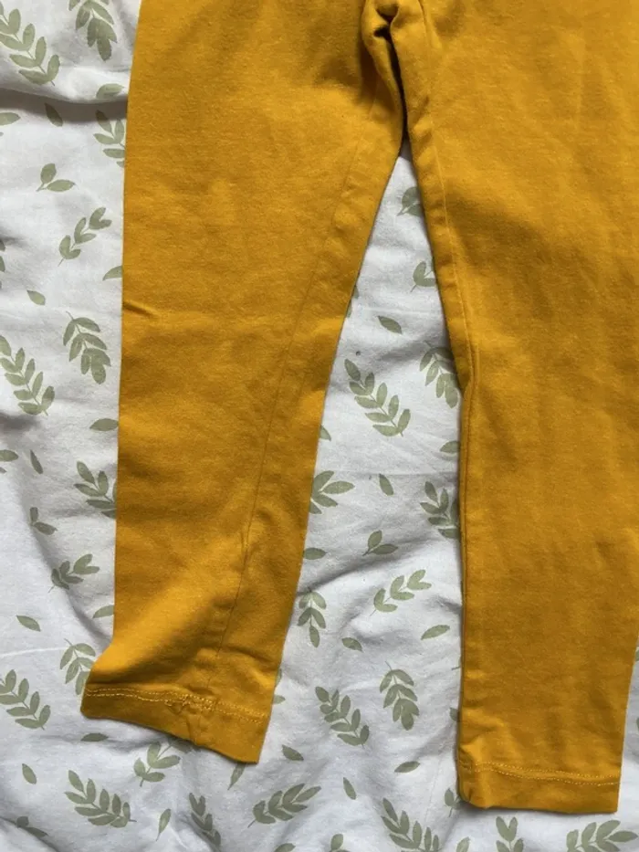 legging long moutarde 3 ans tissaia - photo numéro 5