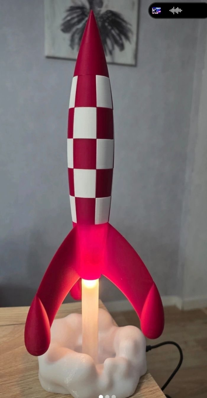Fusée led Tintin