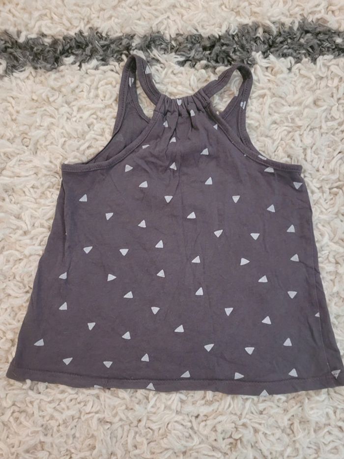 Débardeur gris triangles 3 ans - photo numéro 3