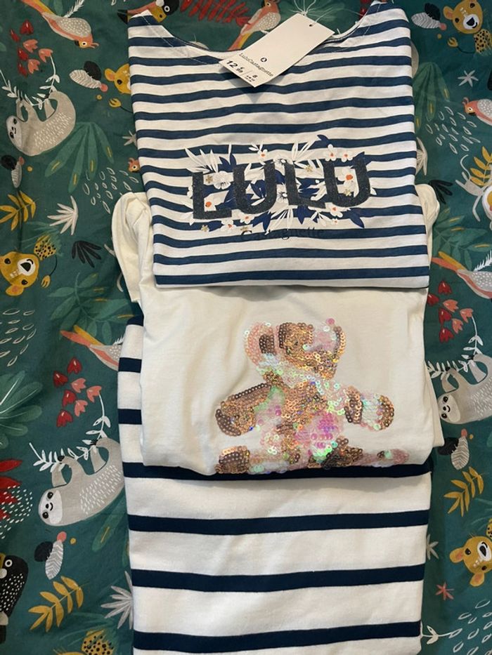 Lot de 3 tee shirts manches longues 8 ans - photo numéro 3