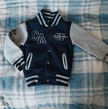Veste style "Teddy" garçon bicolore 2-4 ans