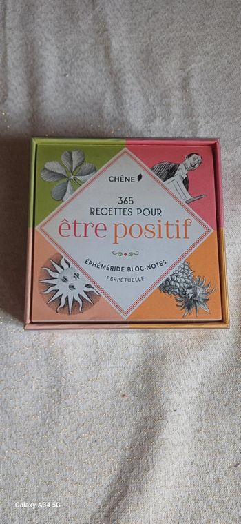 Éphéméride "être positive"