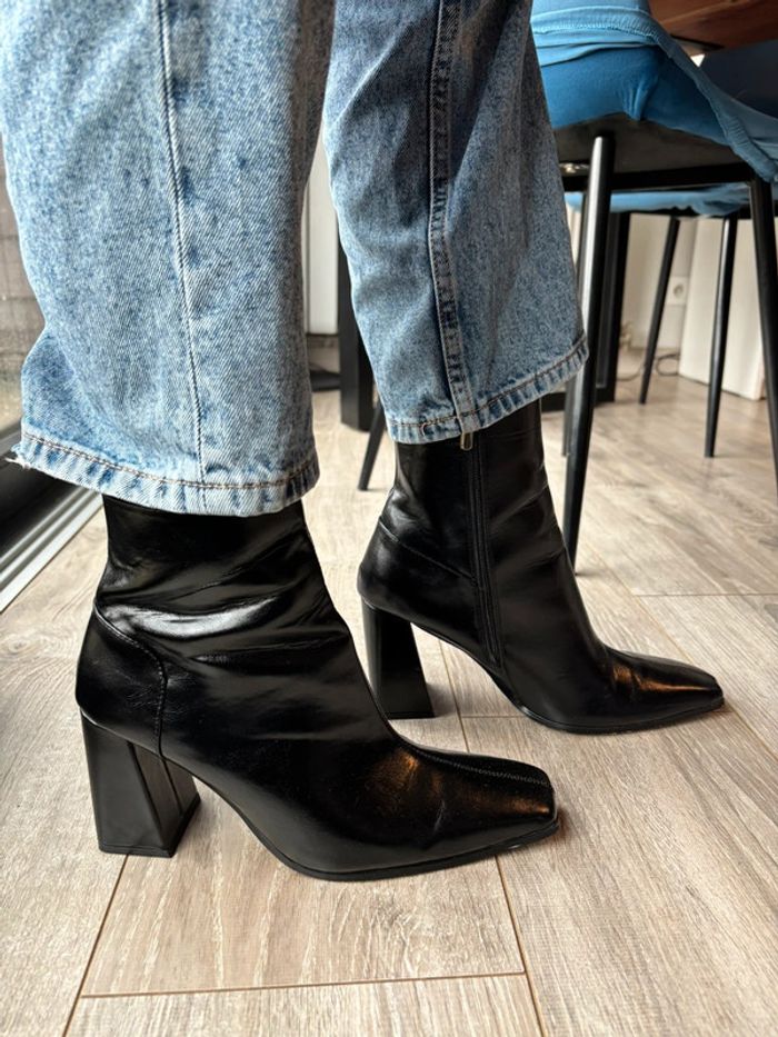 Bottine large à talon évasée ASOS - photo numéro 11
