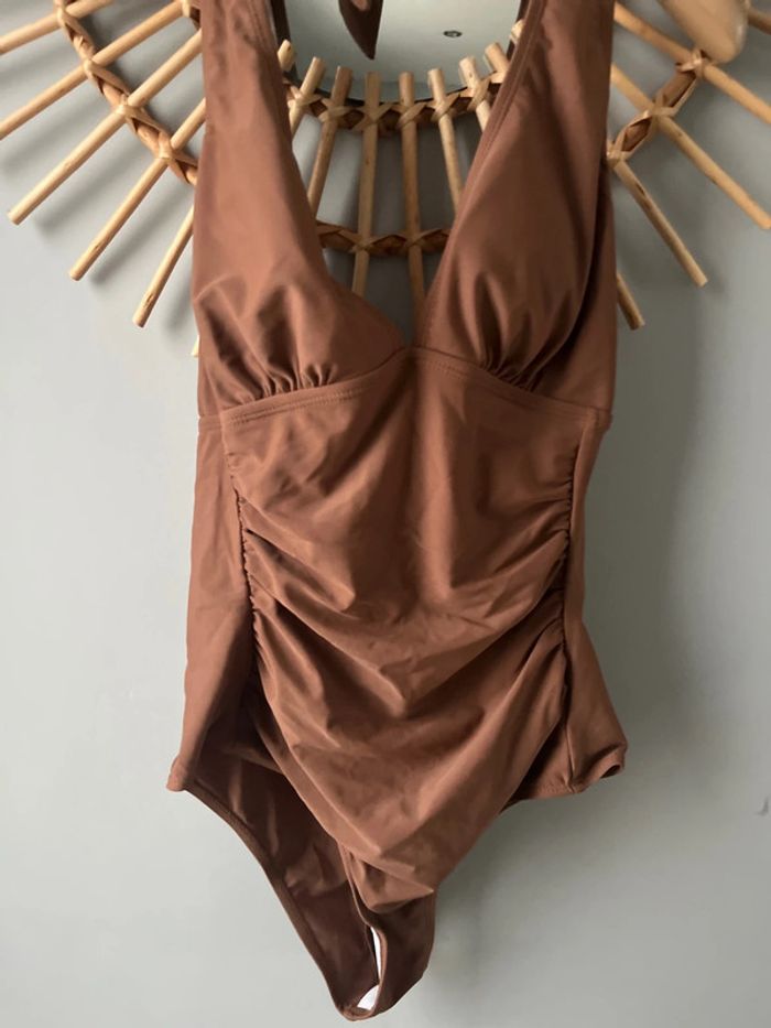 Maillot marron taille s neuf - photo numéro 2