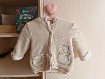 Gilet molletonné beige