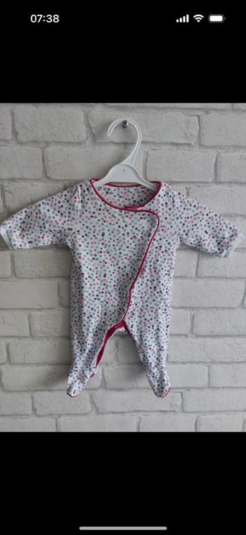 Pyjama 100% coton Obaibi taille naissance