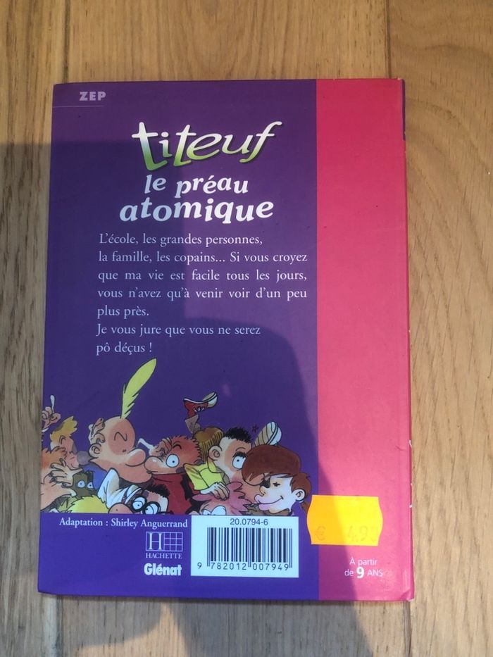 Titeuf le préau atomique - Bibliotheque rose - photo numéro 2