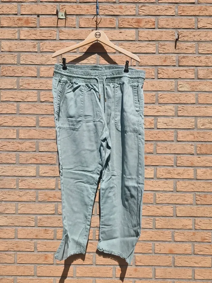 Pantalon jambes larges • vert - photo numéro 2