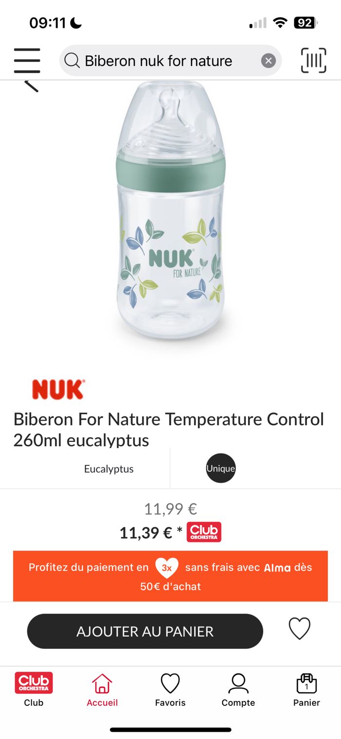 Lot de 4 biberons NUK For Nature tétines débit S + 4 tétines débit M - photo numéro 2