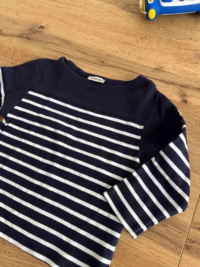 Marinière T-shirt 2 ans - photo numéro 2