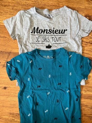 2 tee-shirts 3ans