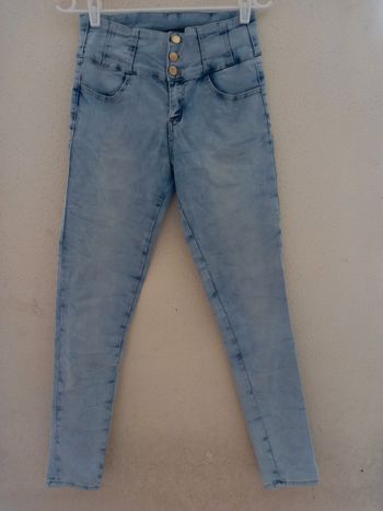 Pantalon jeans Taille haute Taille : 40